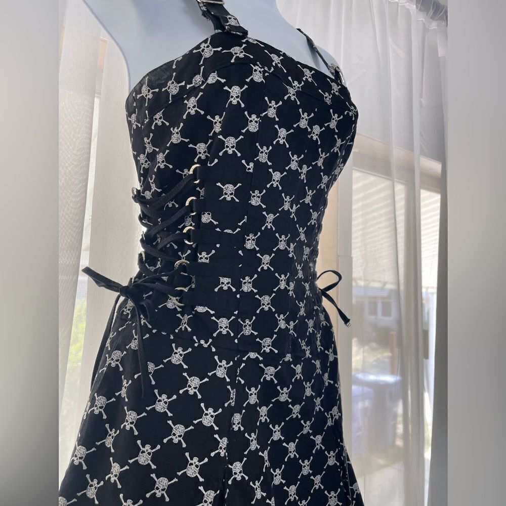 Tripp Skull and Cross Bones Print Dress - Picture 3 of 9